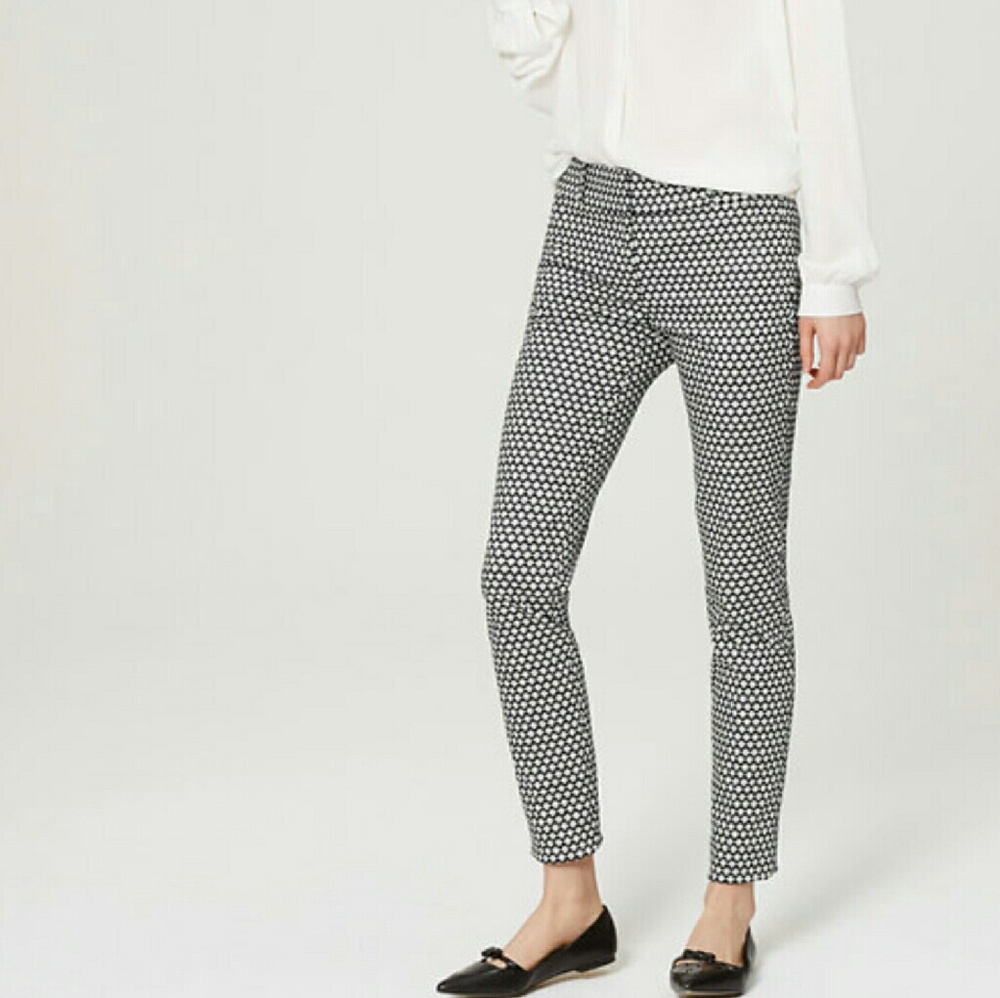 Curvy skinny ankle pants
